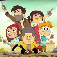 Cartoon of 5 people
