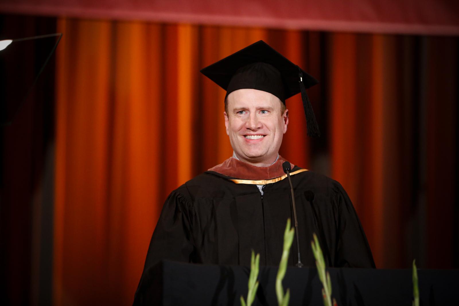 Keving Feige at SCA Commencment