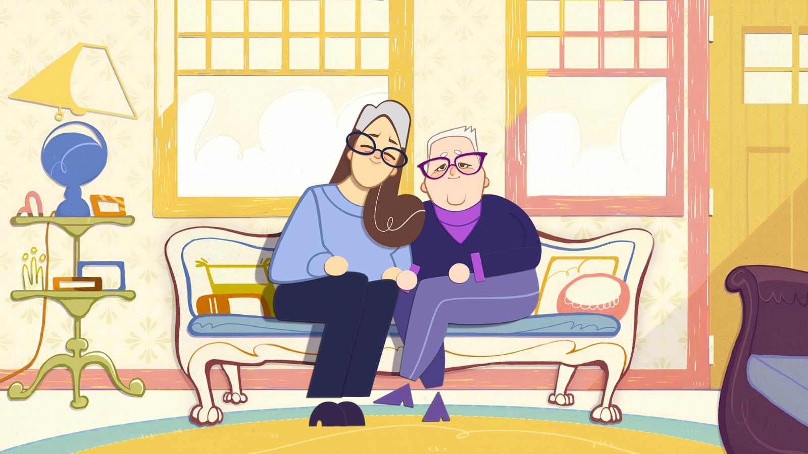 People on couch